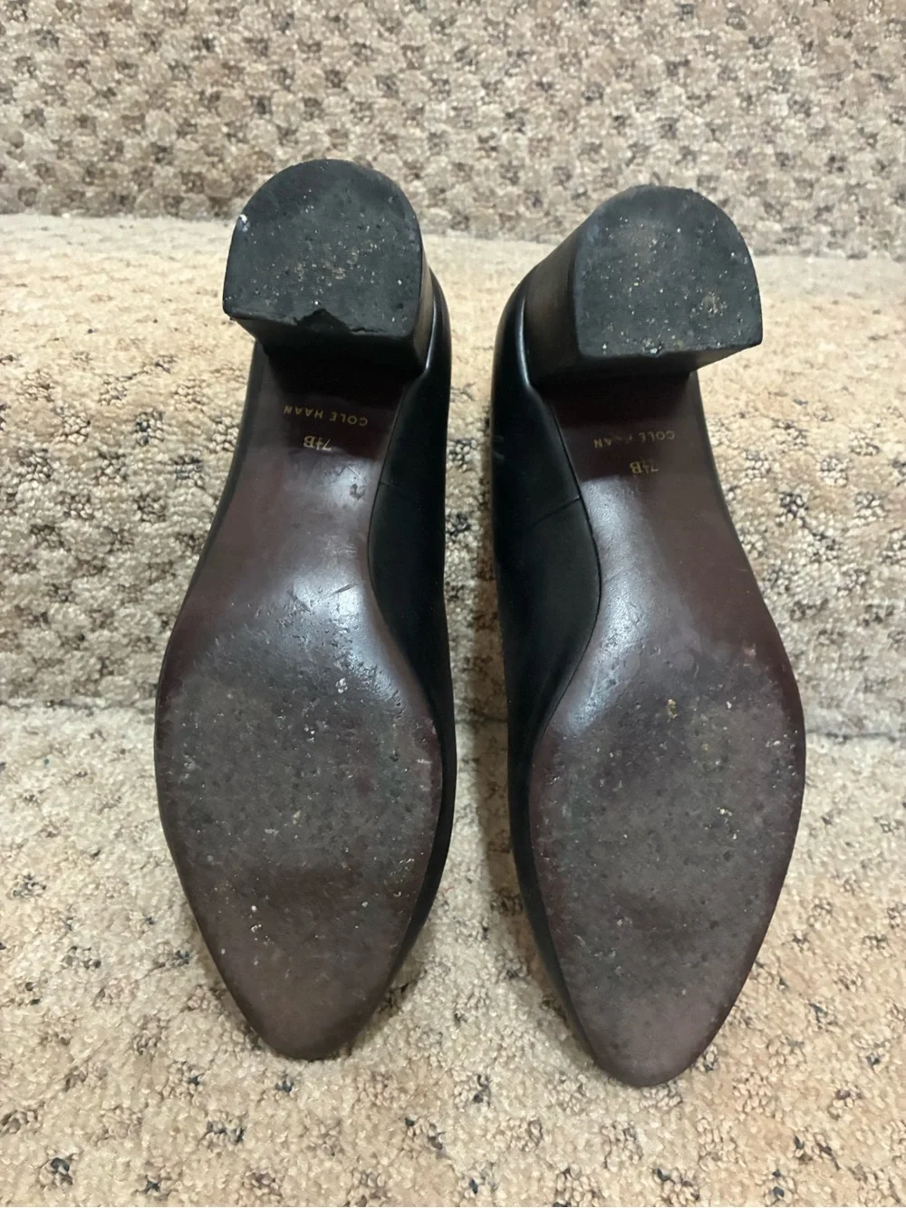 Cole Haan Black Pointed-Toe Women's Heels